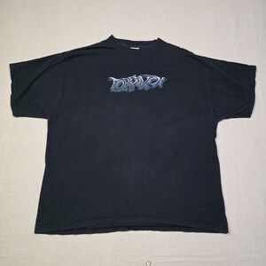 Vintage Y2K Forgiven 2004 Black Tee Shirt Mens Size XL On Delta Pro Weight Tag